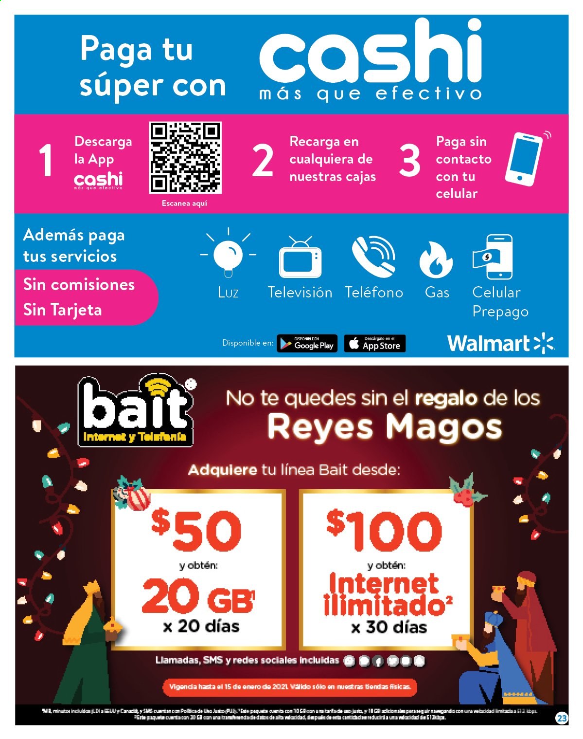 Catálogo Walmart - 7.1.2021 - 13.1.2021. Página 23
