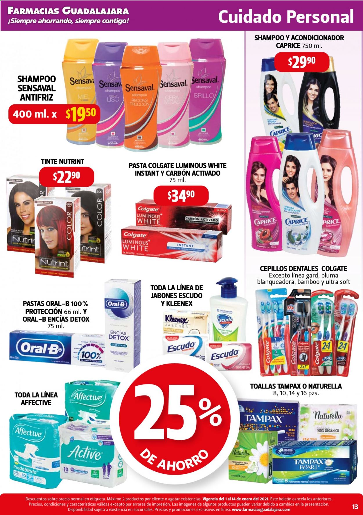 Catálogo Farmacias Guadalajara - 1.1.2021 - 14.1.2021. Página 13