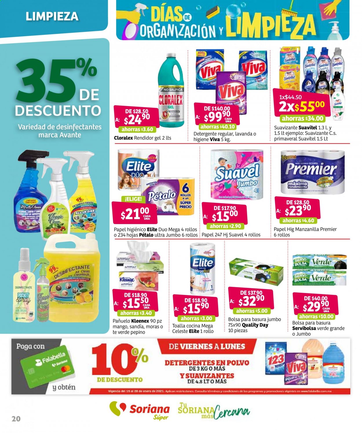 Catálogo Soriana Súper - 15.1.2021 - 28.1.2021. Página 20