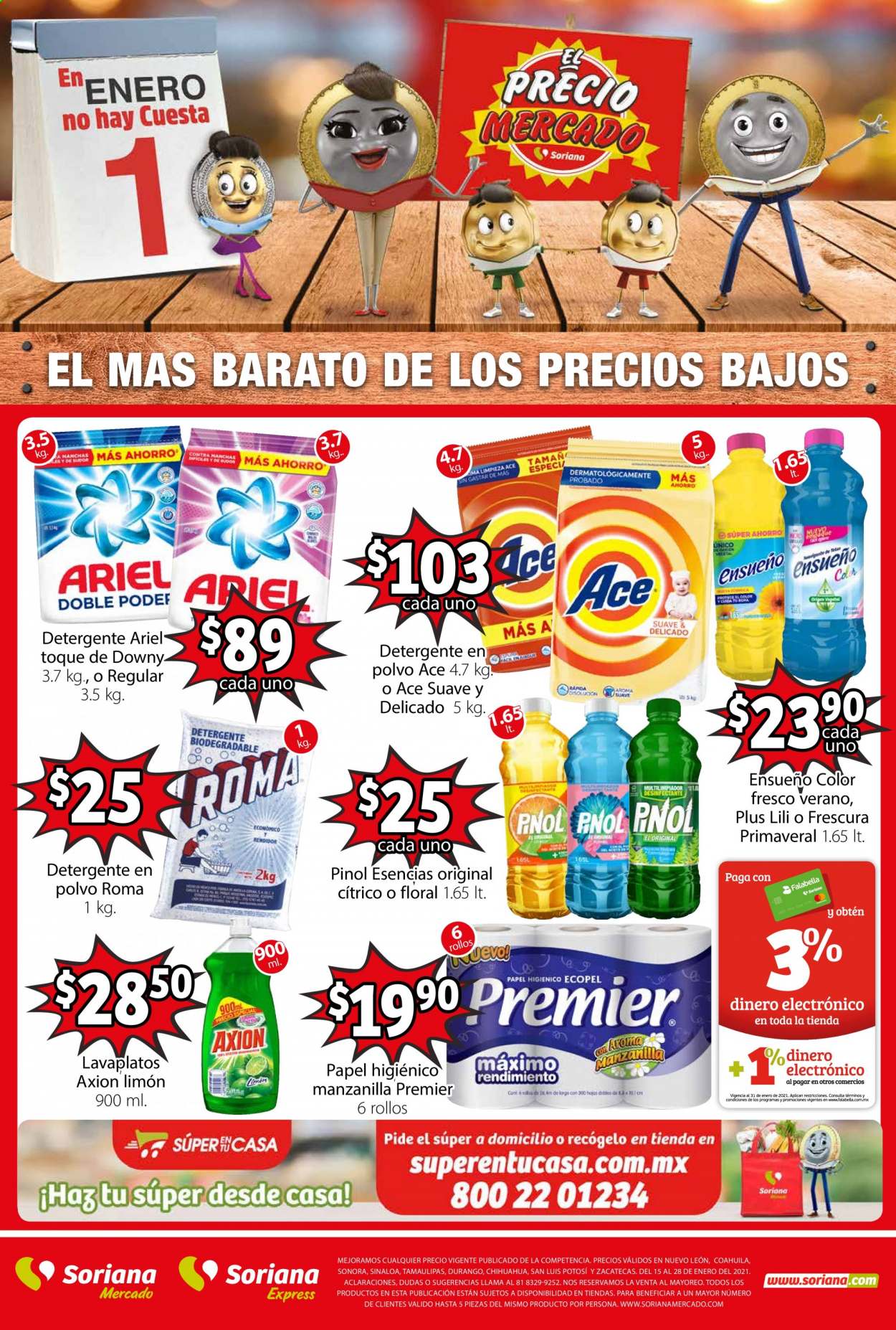 Catálogo Soriana - 15.1.2021 - 28.1.2021. Página 1
