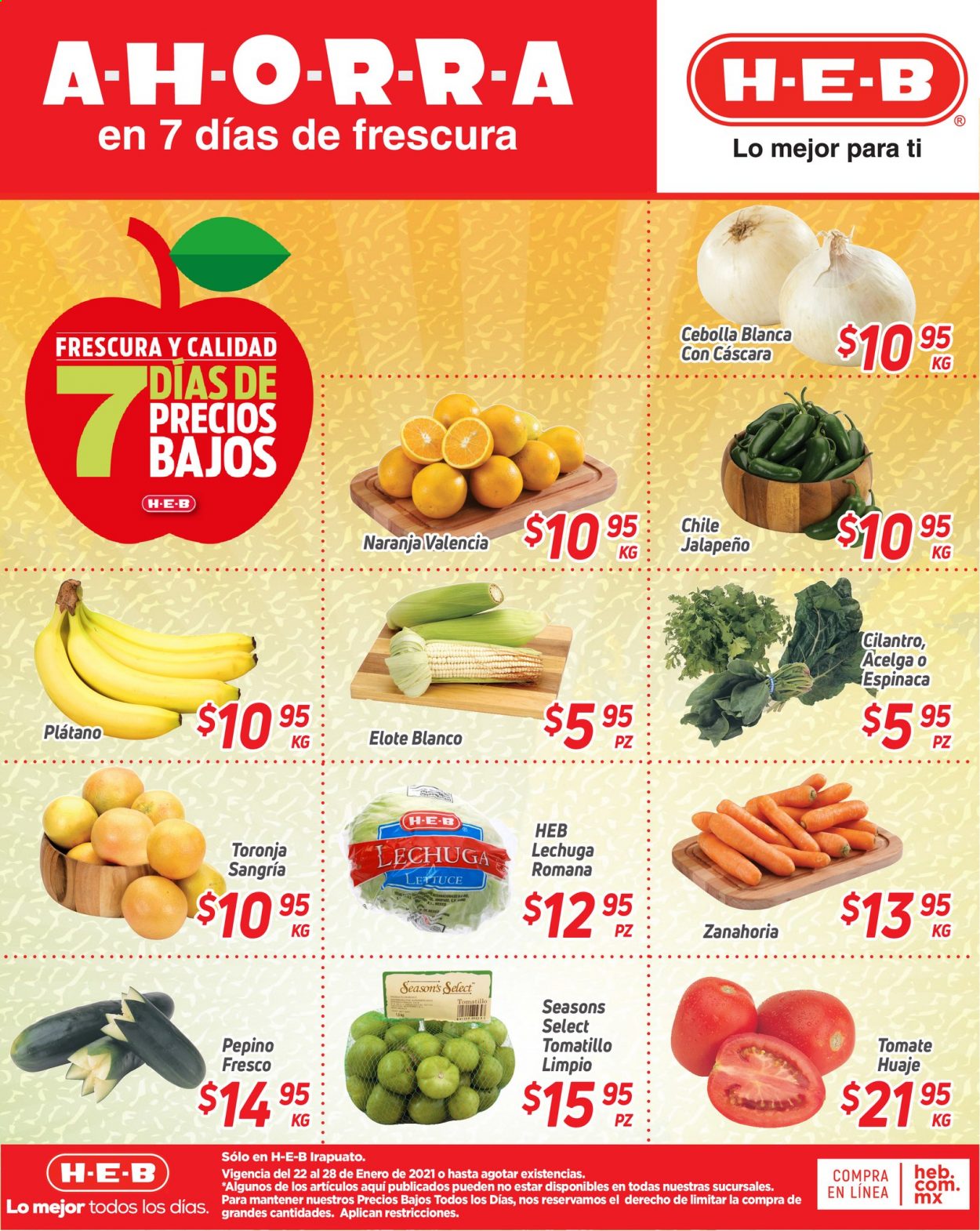 Catálogo H-E-B - 22.1.2021 - 28.1.2021. Página 1