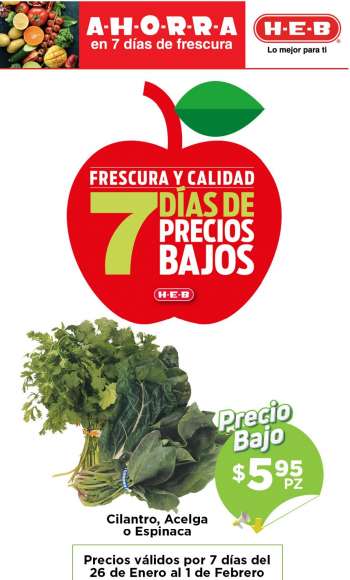 Folleto actual H-E-B - 26.1.2021 - 1.2.2021.