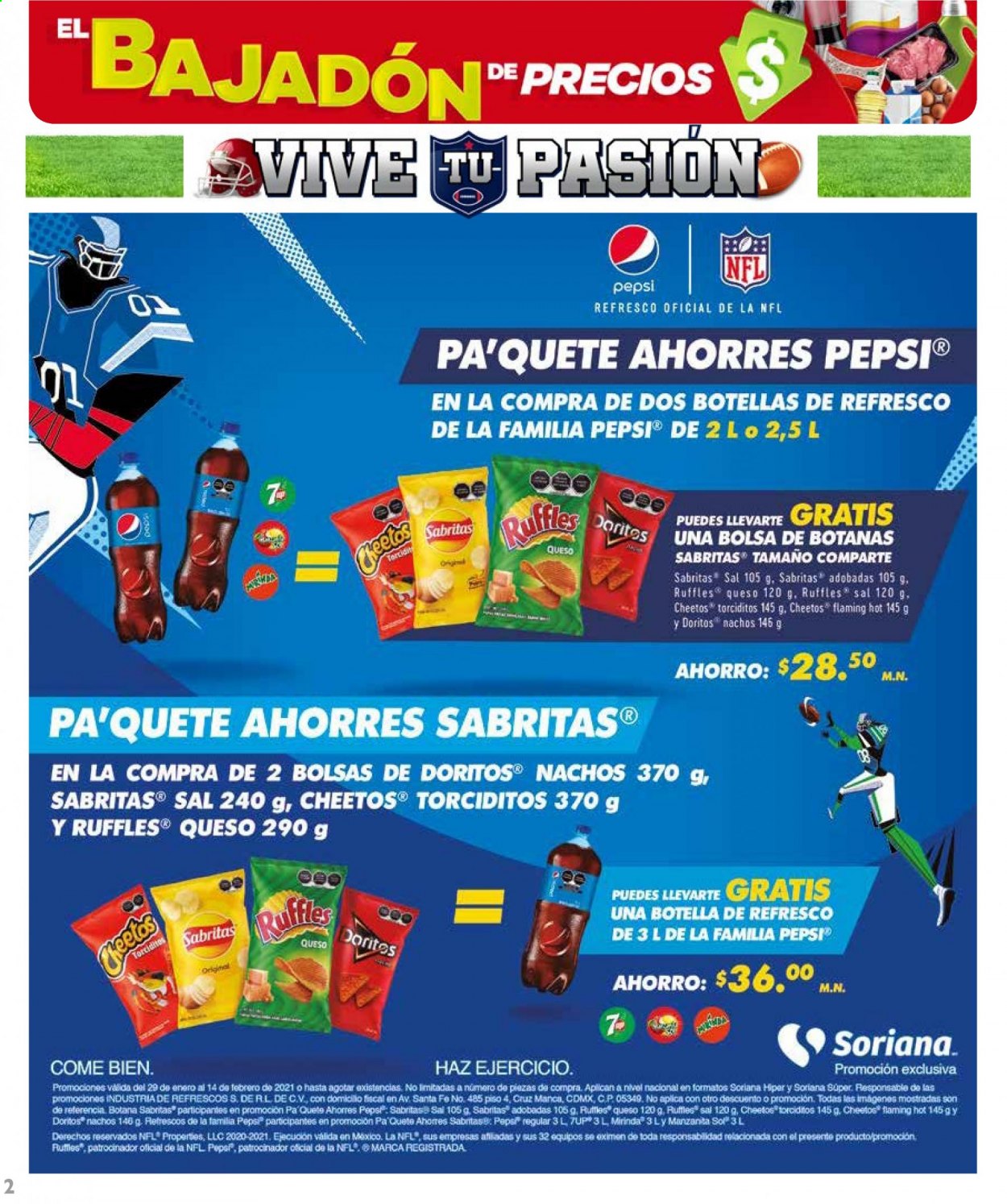 Catálogo Soriana Híper - 29.1.2021 - 14.2.2021. Página 2