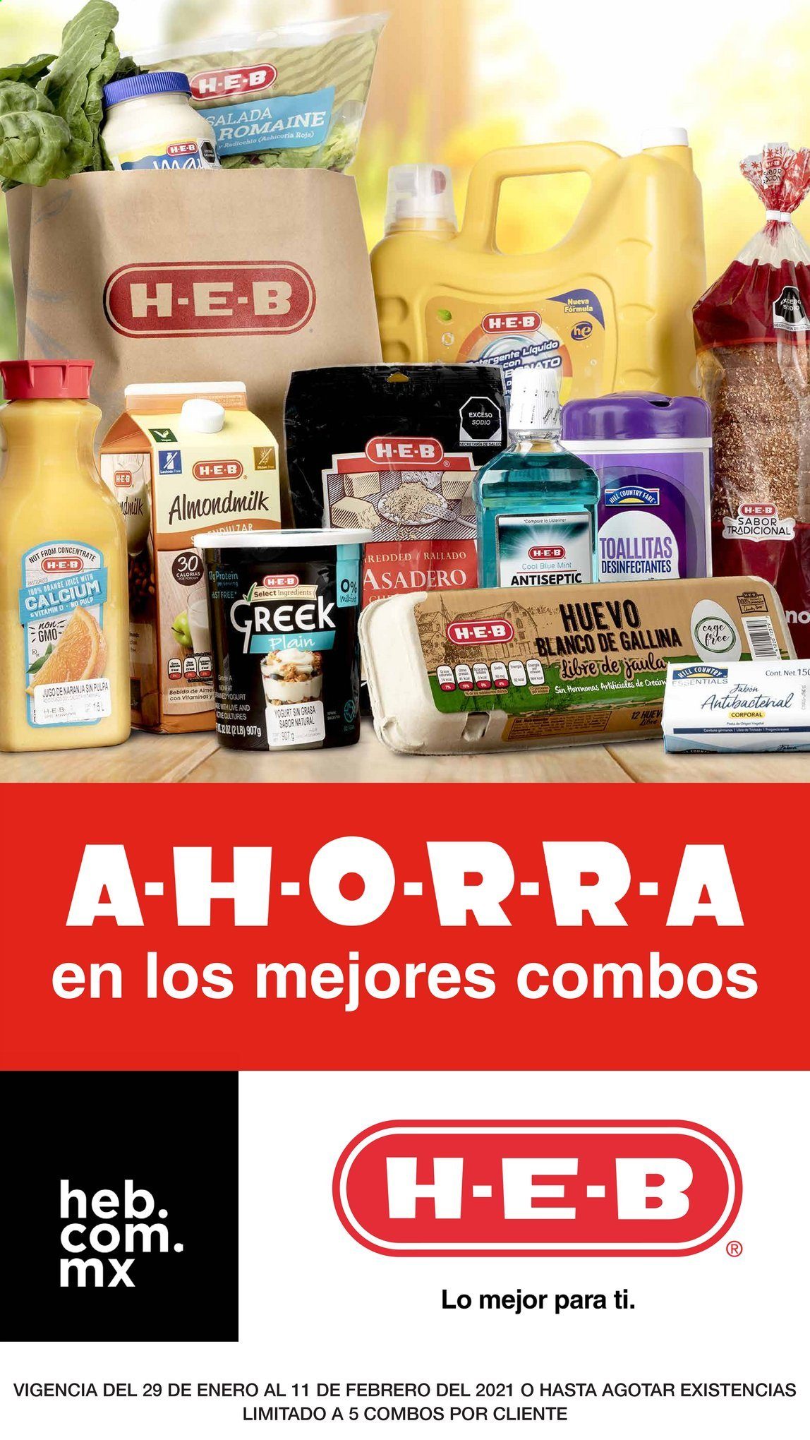 Catálogo H-E-B - 29.1.2021 - 11.2.2021. Página 1