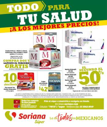 Folleto actual Soriana Súper - 1.2.2021 - 28.2.2021.