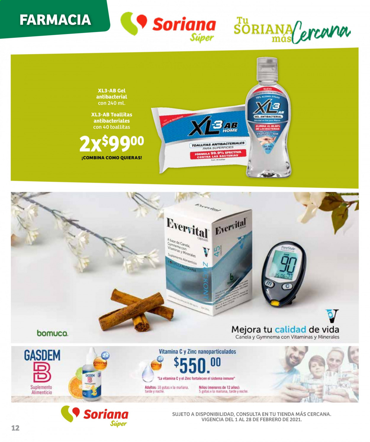 Catálogo Soriana Súper - 1.2.2021 - 28.2.2021. Página 12