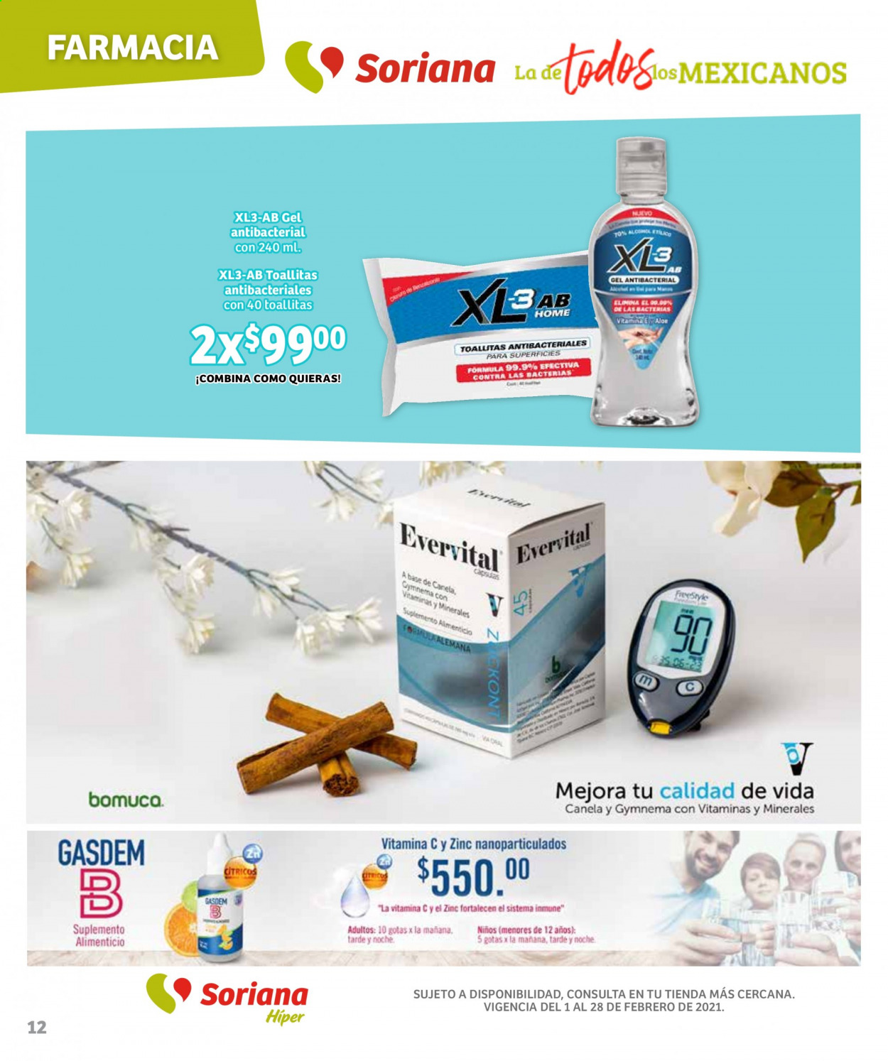 Catálogo Soriana Híper - 1.2.2021 - 28.2.2021. Página 12