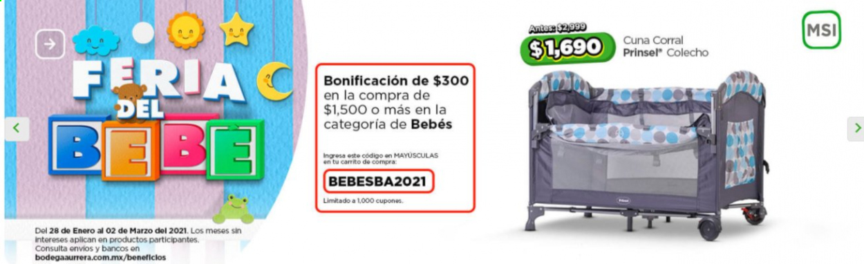 Catálogo Bodega Aurrerá - 28.1.2021 - 2.3.2021. Página 1