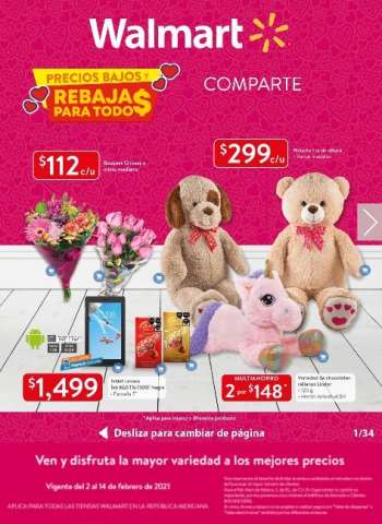Folleto actual Walmart - 2.2.2021 - 14.2.2021.