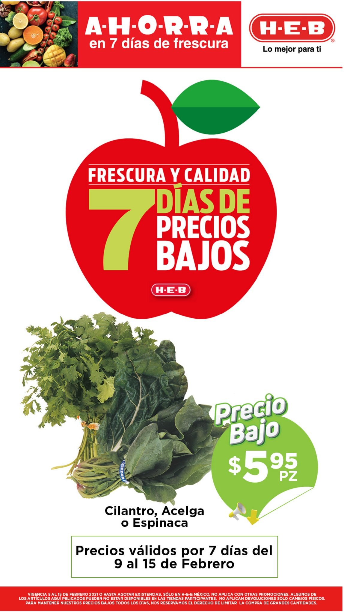 Catálogo H-E-B - 9.2.2021 - 15.2.2021. Página 1