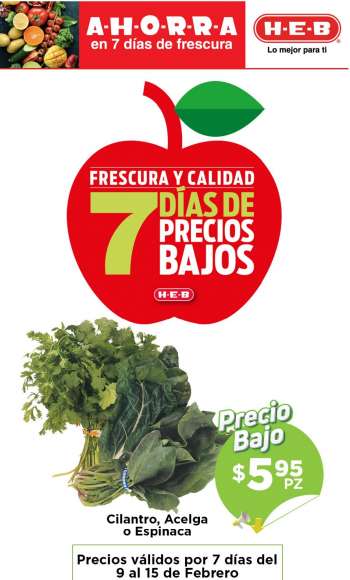 Folleto actual H-E-B - 9.2.2021 - 15.2.2021.