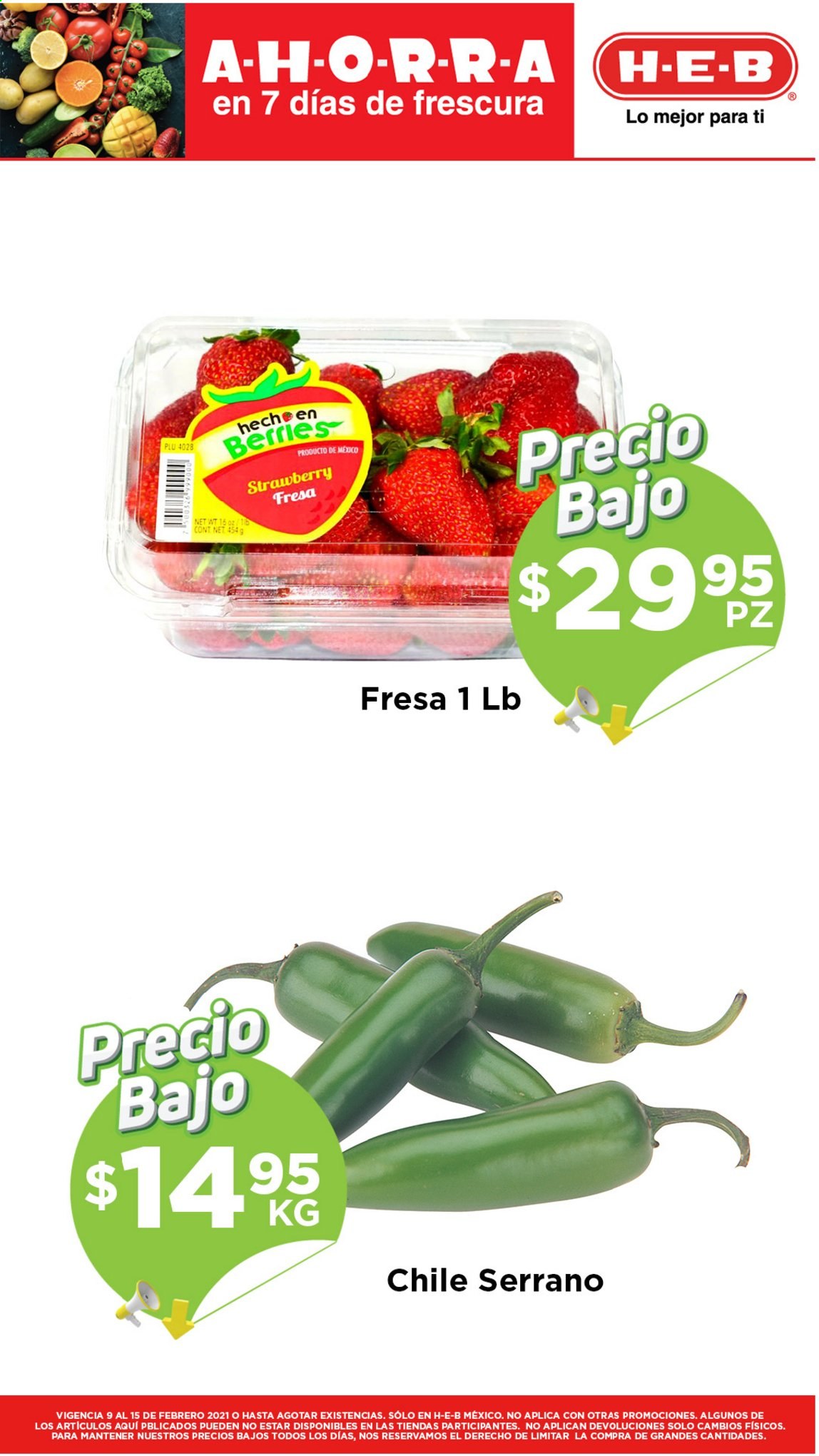 Catálogo H-E-B - 9.2.2021 - 15.2.2021. Página 3