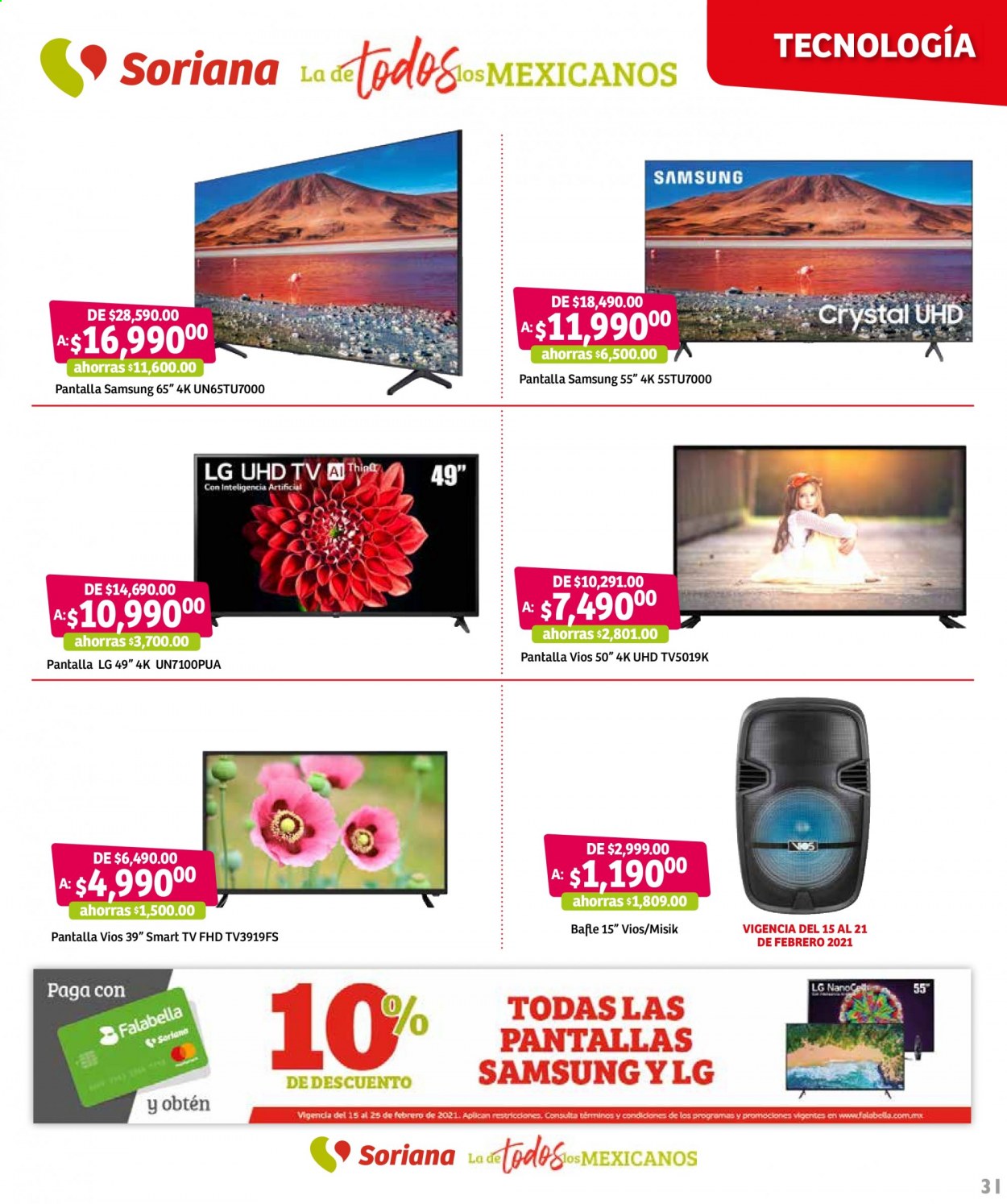 Catálogo Soriana Híper - 15.2.2021 - 25.2.2021. Página 31