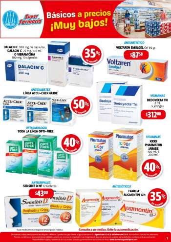 Folleto actual Farmacias Guadalajara - 15.2.2021 - 28.2.2021.
