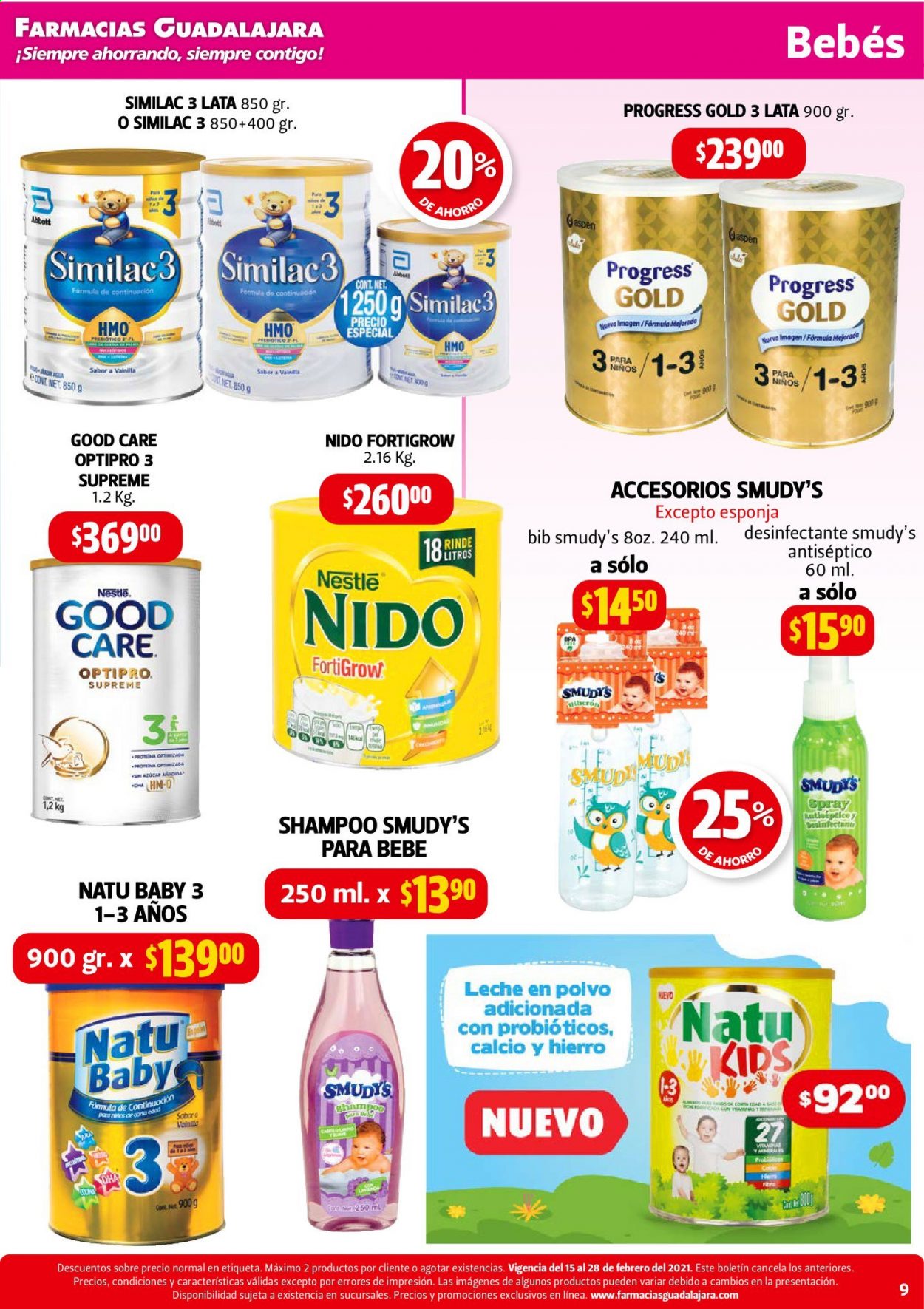 Catálogo Farmacias Guadalajara - 15.2.2021 - 28.2.2021. Página 9