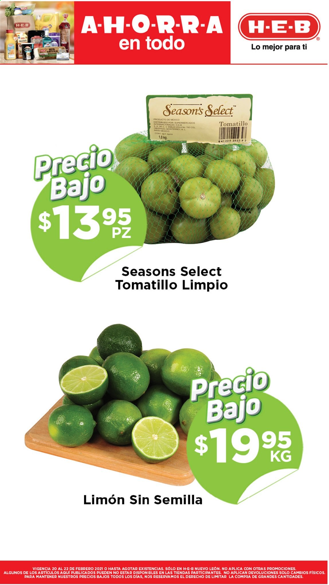 Catálogo H-E-B - 20.2.2021 - 22.2.2021. Página 7