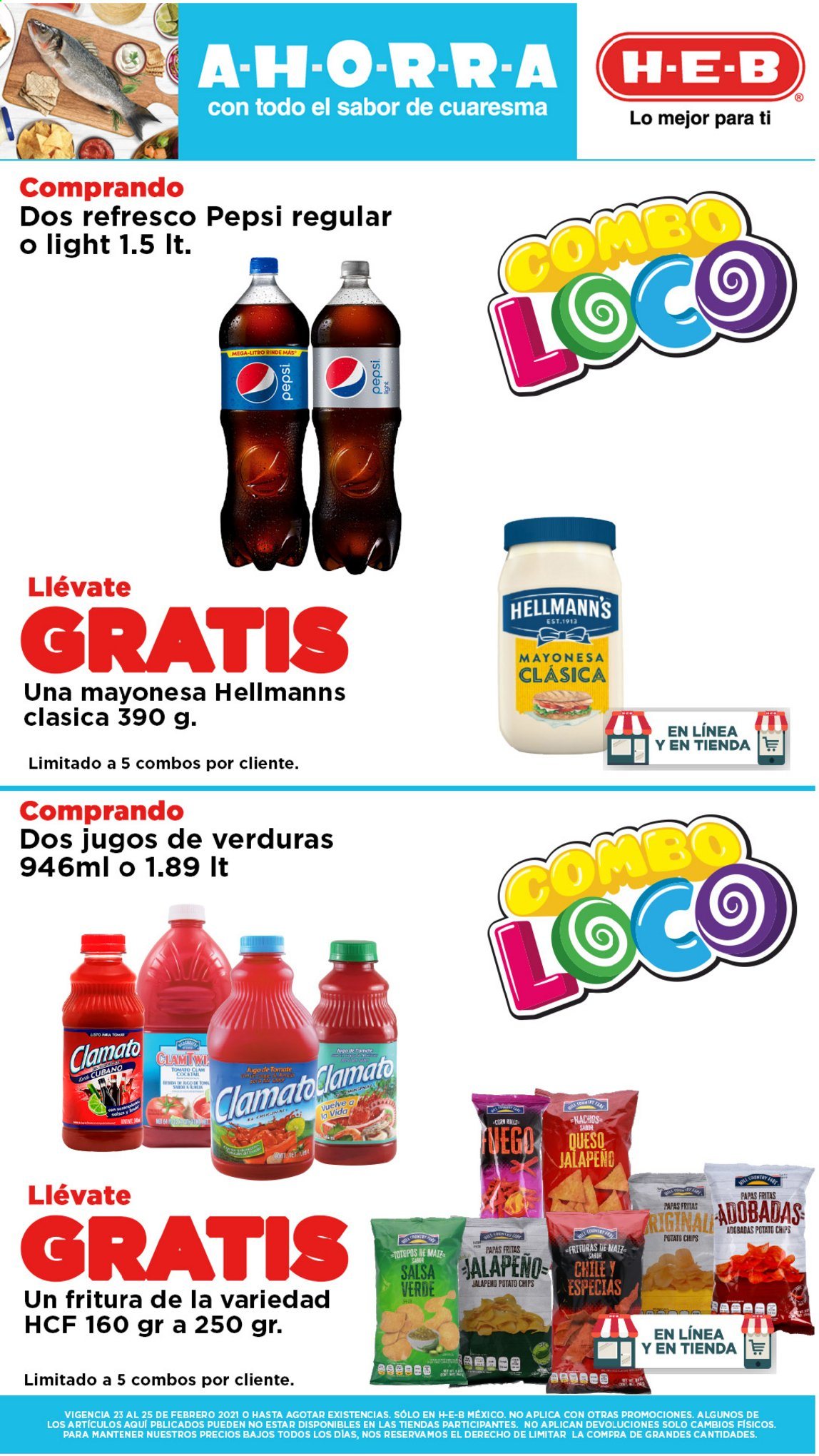 Catálogo H-E-B - 23.2.2021 - 25.2.2021. Página 7