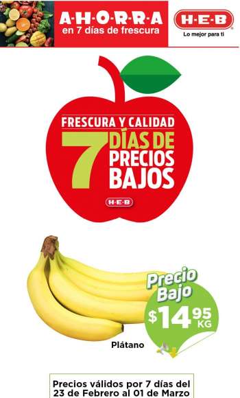 Folleto actual H-E-B - 23.2.2021 - 1.3.2021.