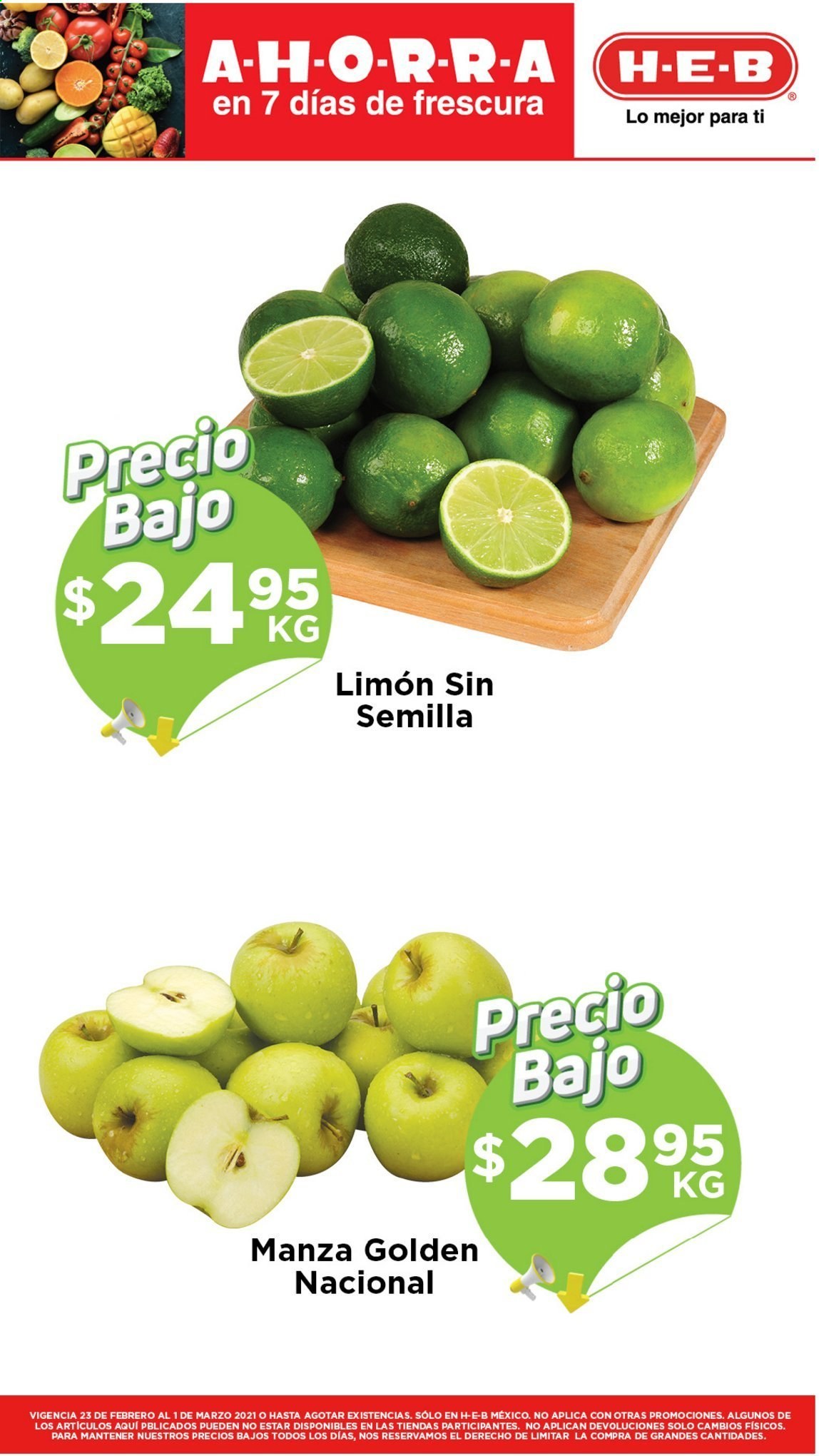 Catálogo H-E-B - 23.2.2021 - 1.3.2021. Página 6