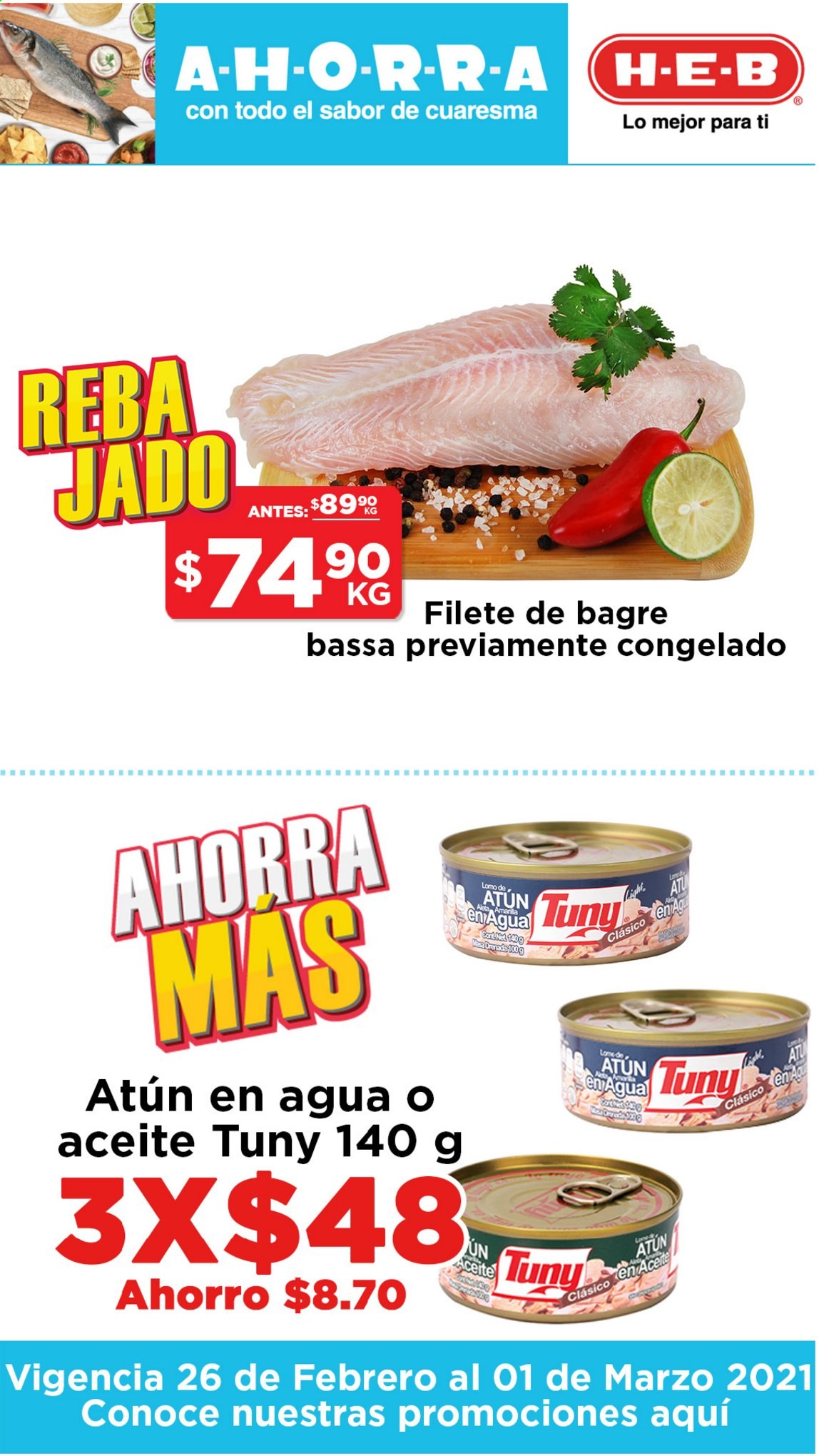 Catálogo H-E-B - 26.2.2021 - 1.3.2021. Página 1