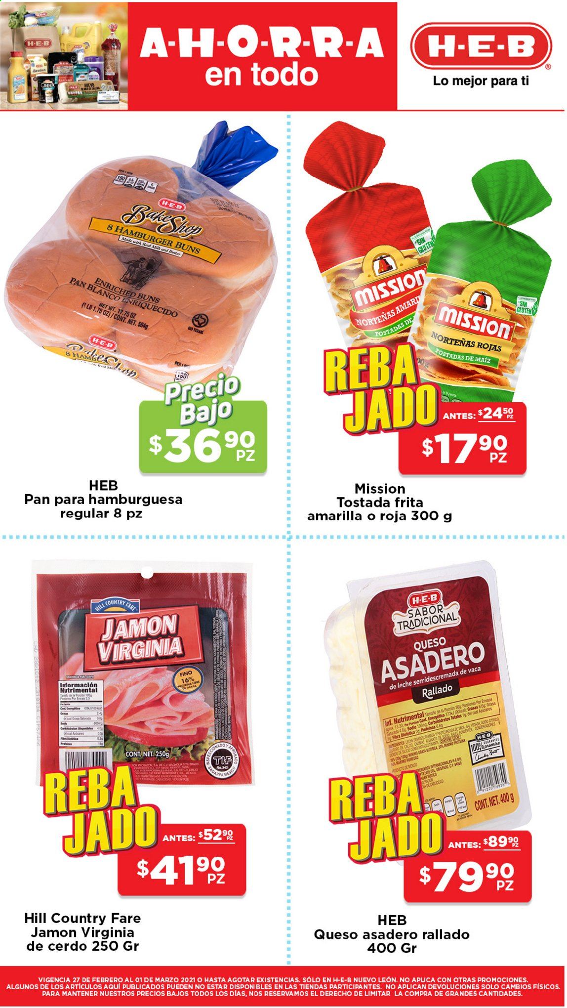 Catálogo H-E-B - 27.2.2021 - 1.3.2021. Página 3