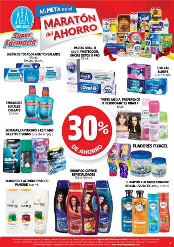 Folleto actual Farmacias Guadalajara - 1.3.2021 - 14.3.2021.