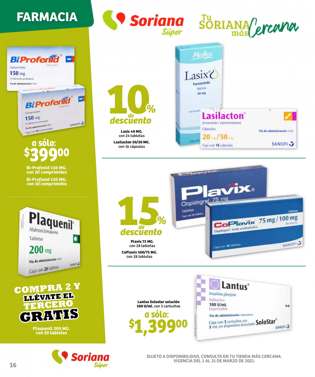 Catálogo Soriana Súper - 1.3.2021 - 31.3.2021. Página 16