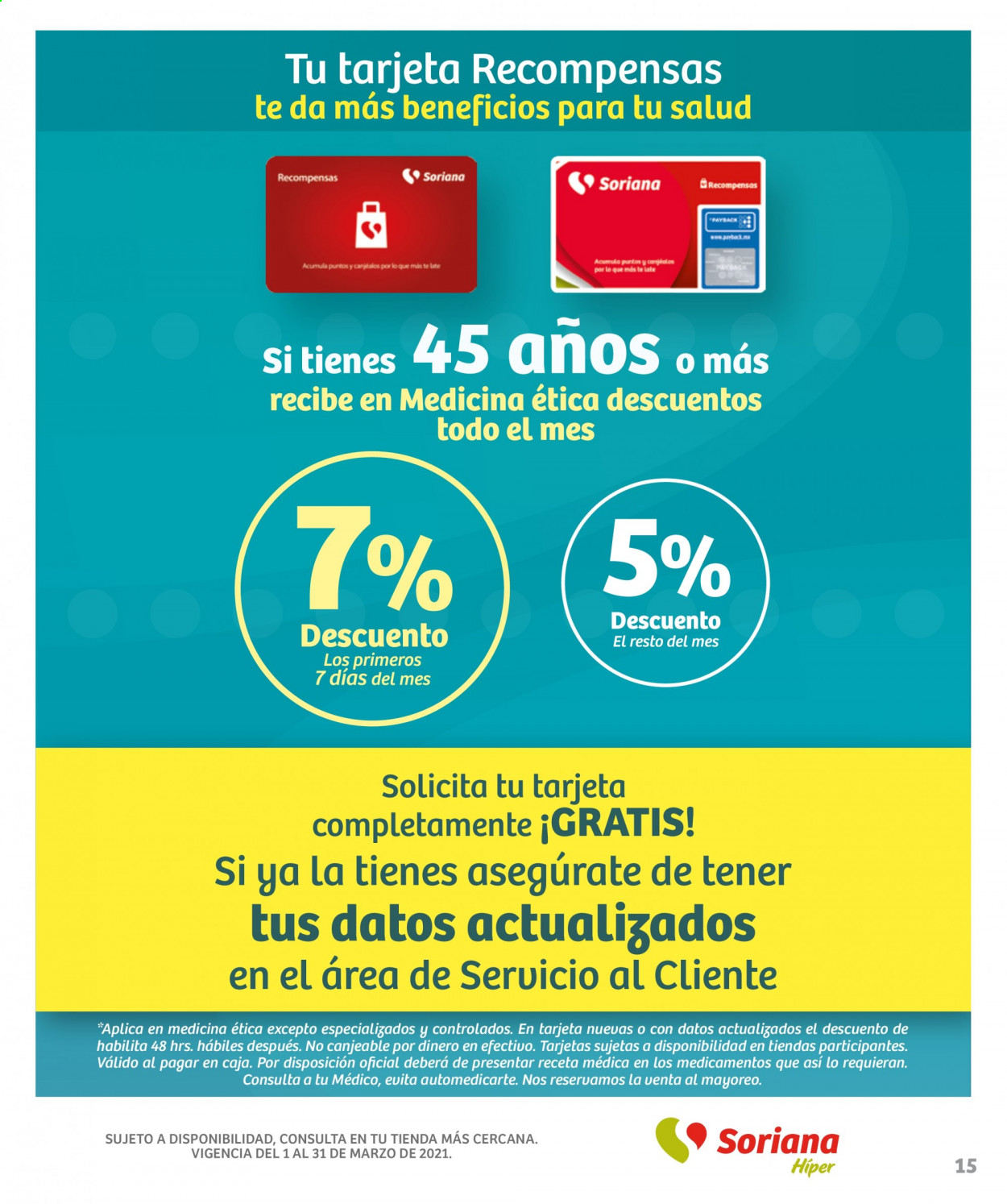 Catálogo Soriana Híper - 1.3.2021 - 31.3.2021. Página 15