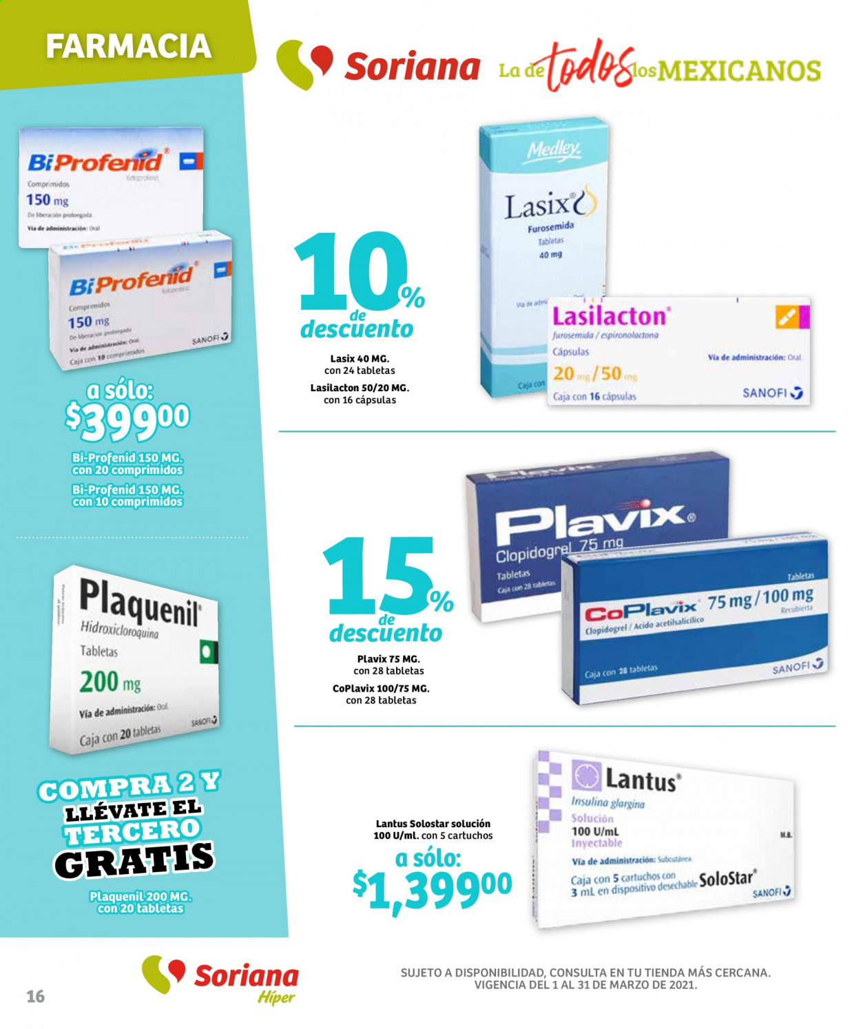 Catálogo Soriana Híper - 1.3.2021 - 31.3.2021. Página 16