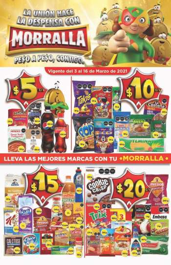 Folleto actual Bodega Aurrera - 3.3.2021 - 16.3.2021.