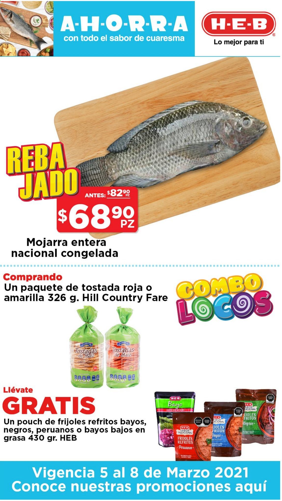 Catálogo H-E-B - 5.3.2021 - 8.3.2021. Página 1