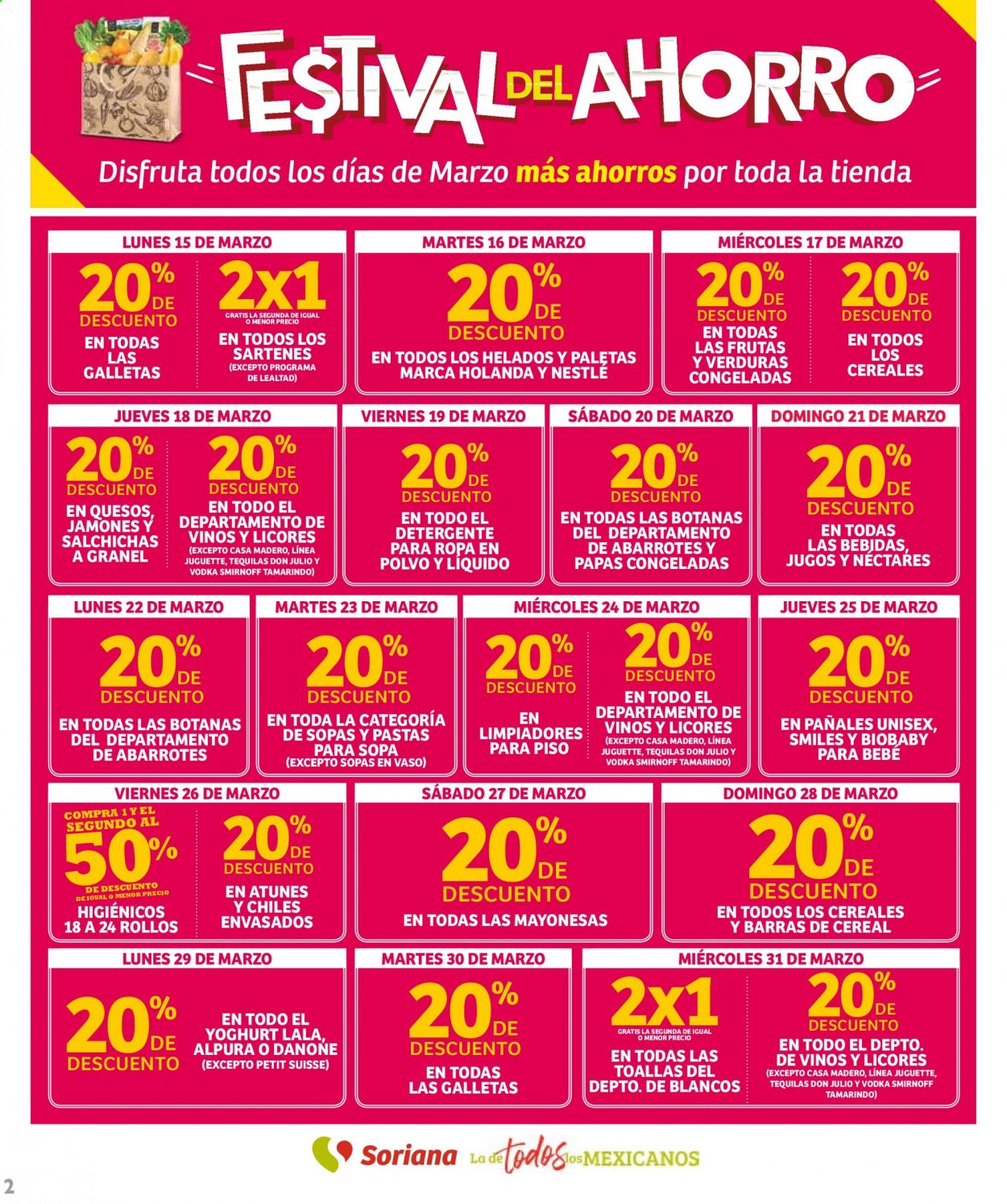 Catálogo Soriana Híper - 15.3.2021 - 29.3.2021. Página 2