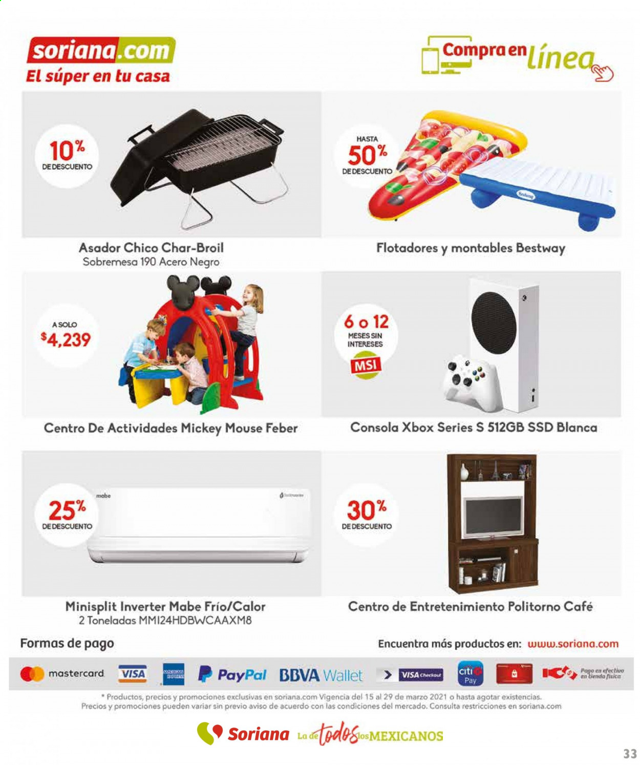 Catálogo Soriana Híper - 15.3.2021 - 29.3.2021. Página 33