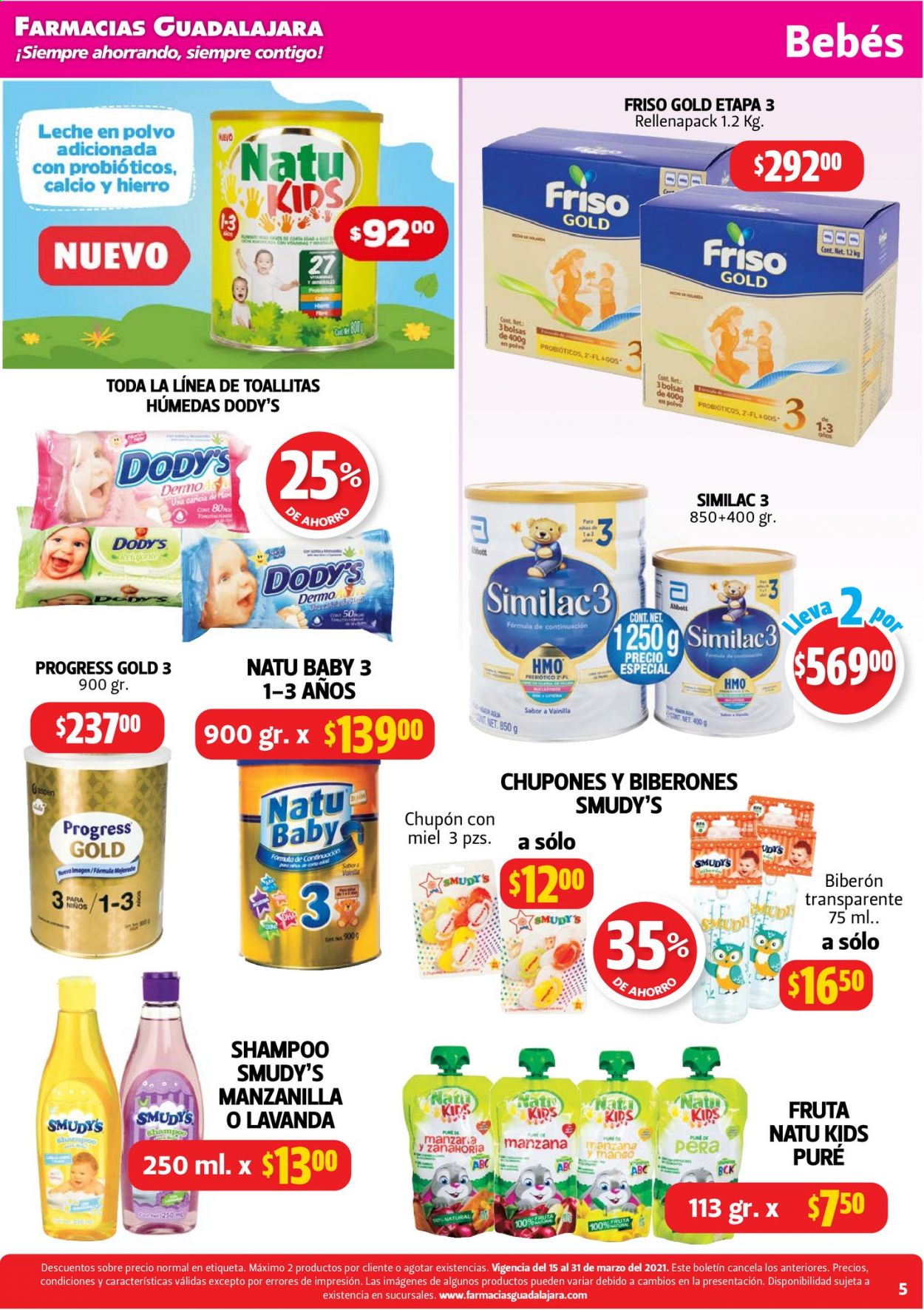 Catálogo Farmacias Guadalajara - 15.3.2021 - 31.3.2021. Página 5