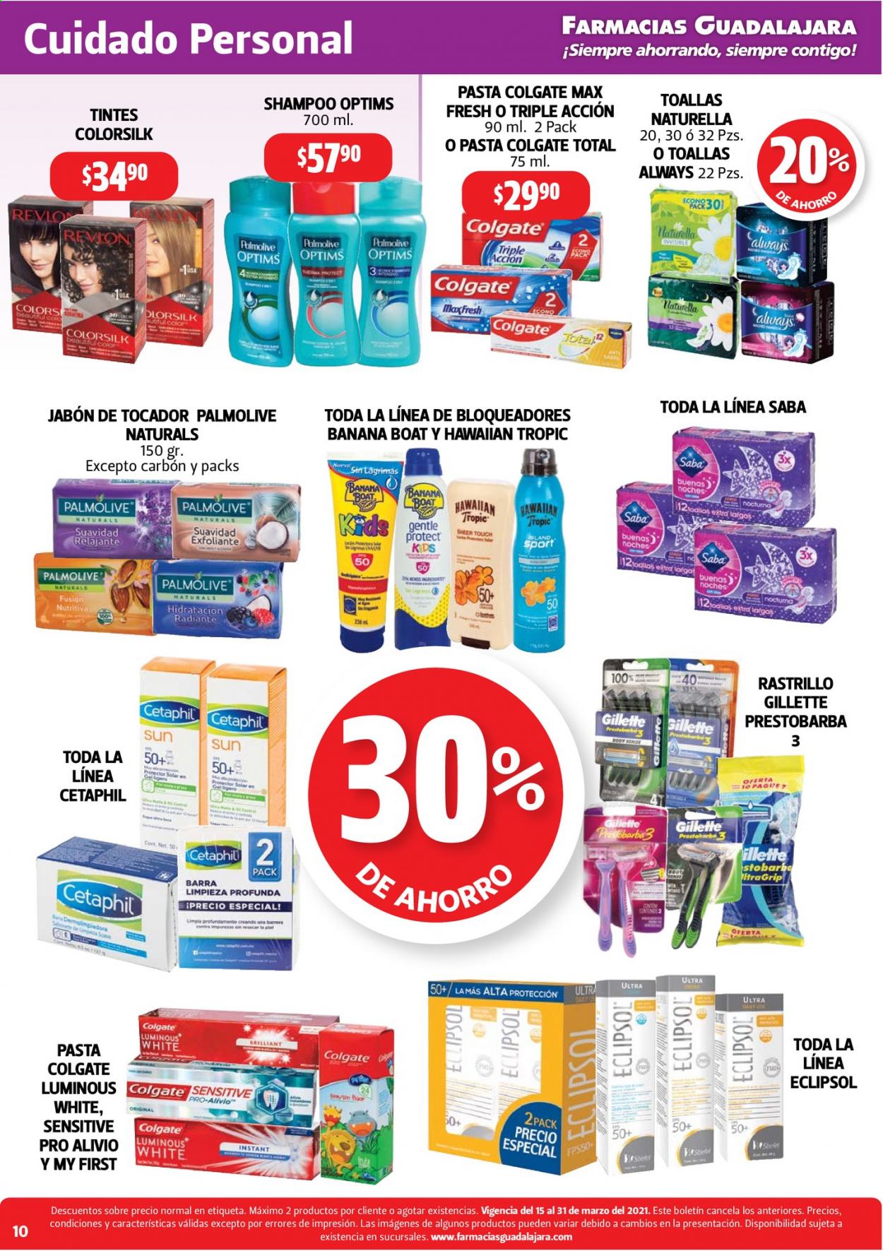 Catálogo Farmacias Guadalajara - 15.3.2021 - 31.3.2021. Página 10