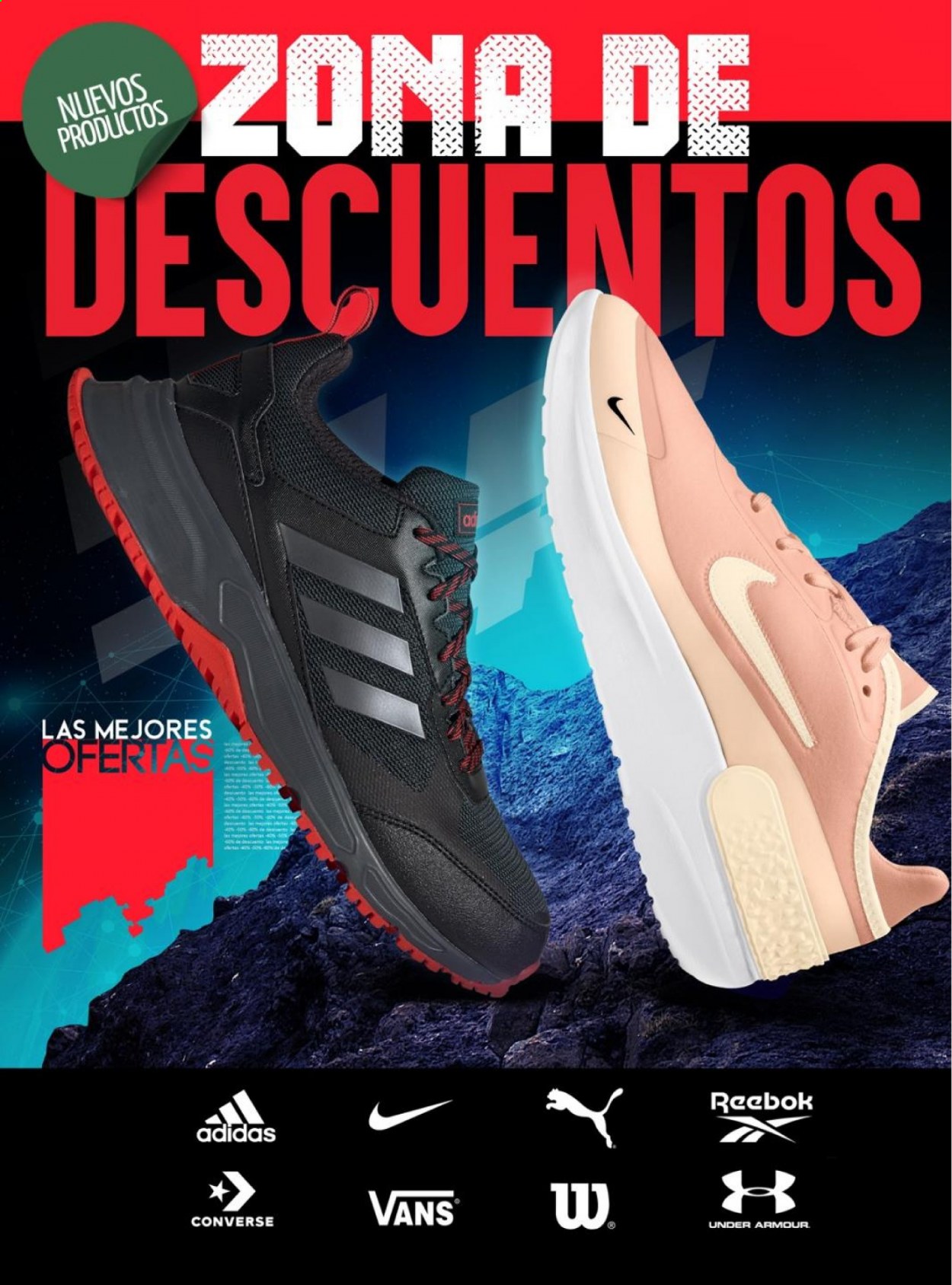 thumbnail - Folleto actual Andrea - Ventas - Adidas, Reebok, Under Armour, Converse. Página 1.