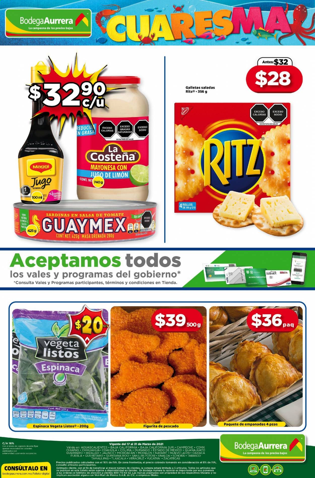 Catálogo Bodega Aurrerá - 17.3.2021 - 31.3.2021. Página 2