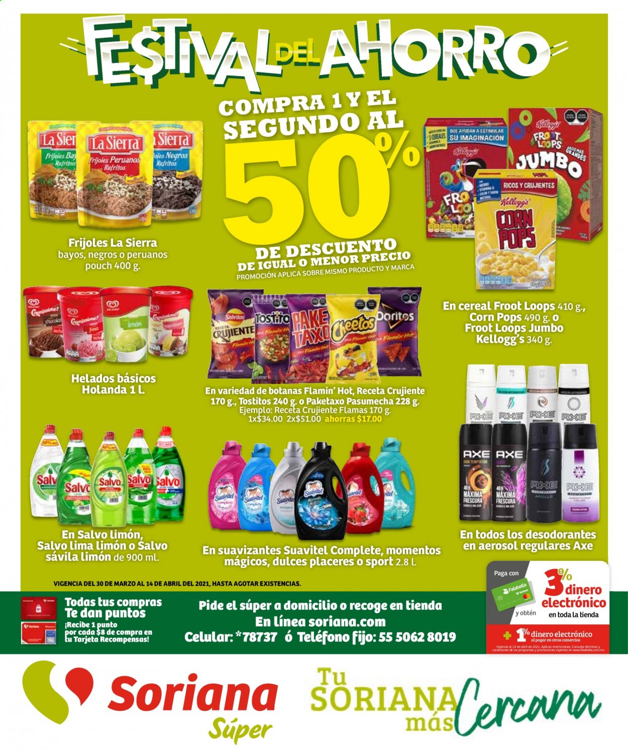 Catálogo Soriana Súper - 30.3.2021 - 14.4.2021. Página 1