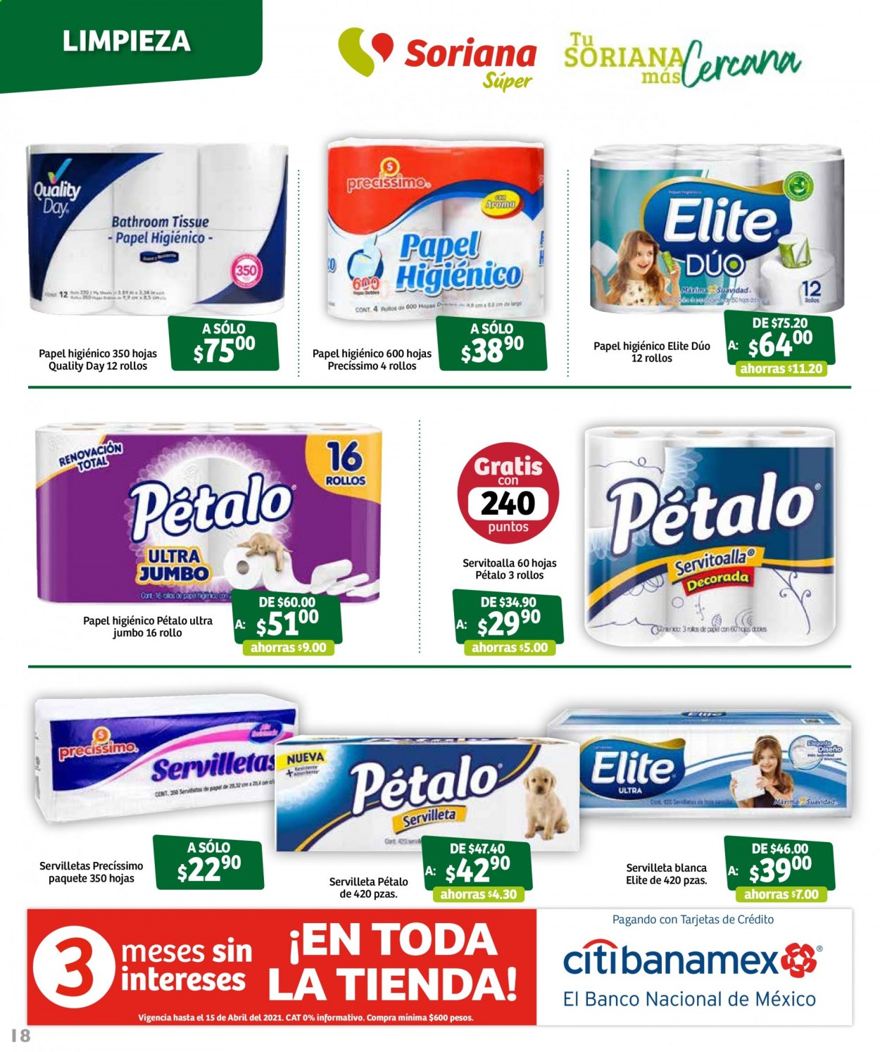 Catálogo Soriana Súper - 30.3.2021 - 14.4.2021. Página 18