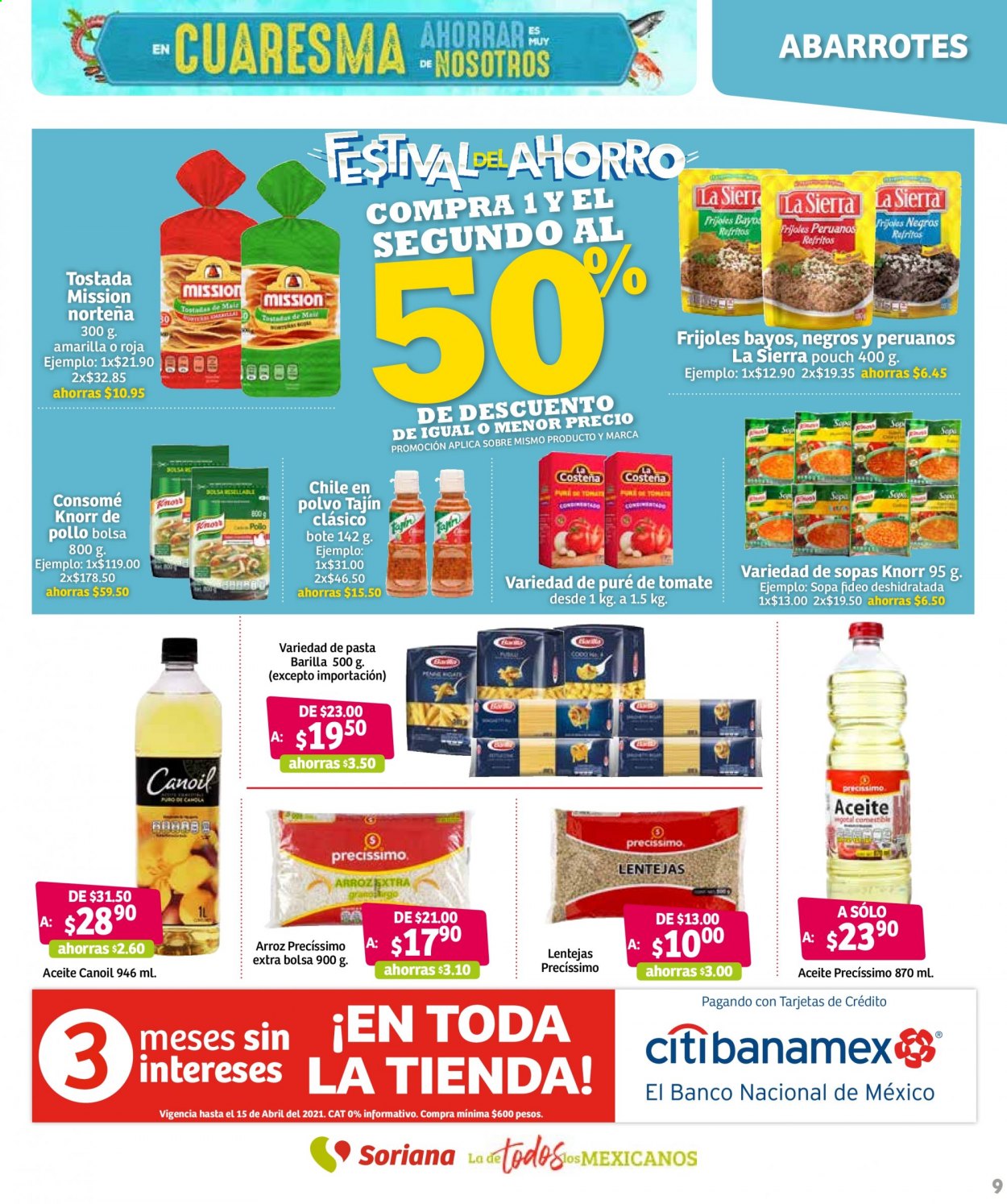 Catálogo Soriana Híper - 30.3.2021 - 14.4.2021. Página 9