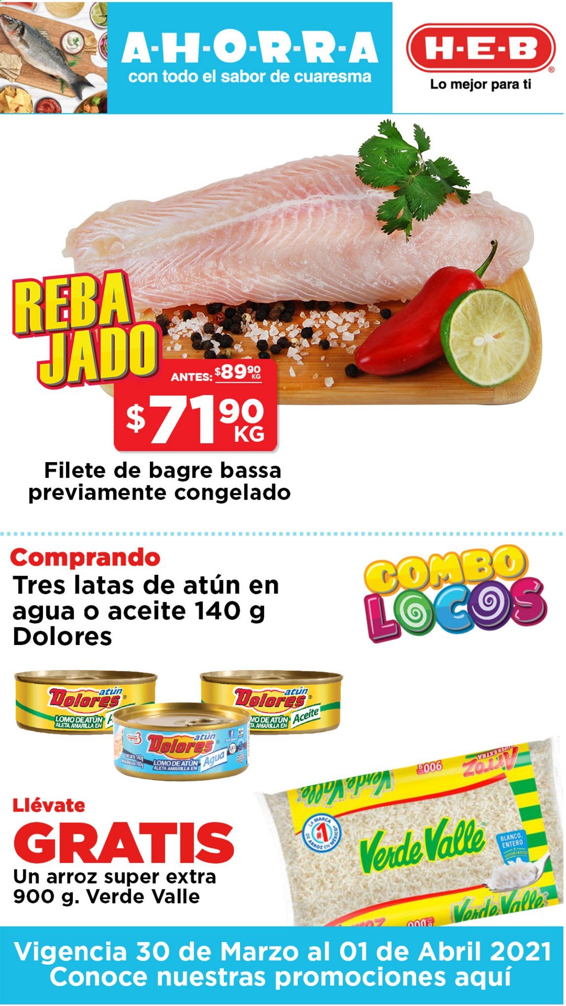 Catálogo H-E-B - 30.3.2021 - 1.4.2021. Página 1