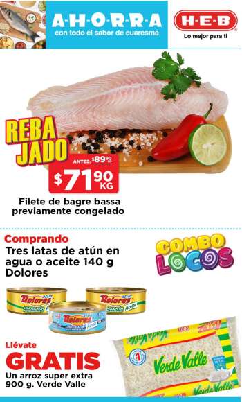 Folleto actual H-E-B - 30.3.2021 - 1.4.2021.