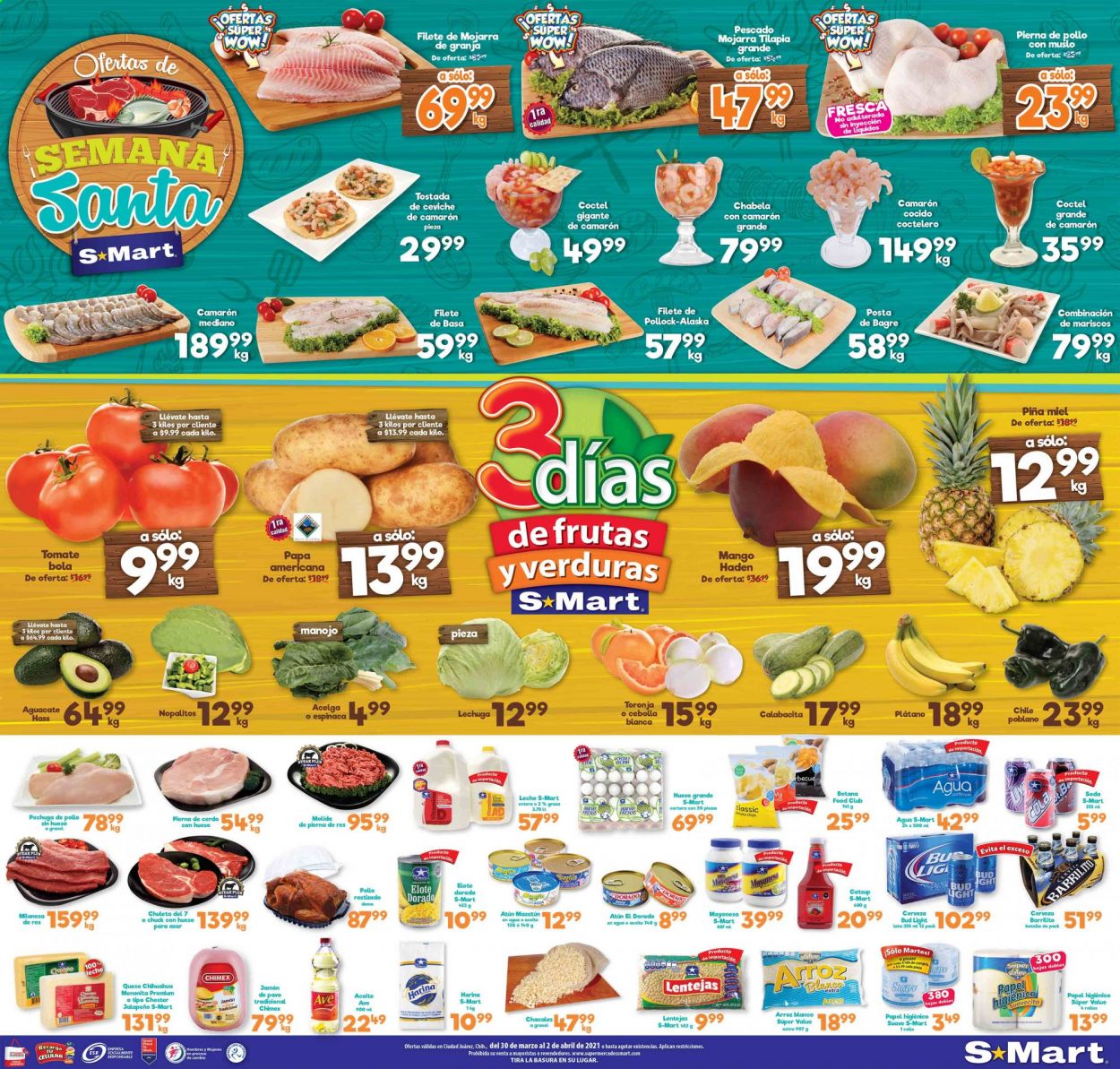 Catálogo S-Mart - 30.3.2021 - 2.4.2021. Página 1