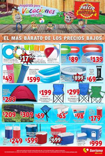 Folleto actual Soriana Mercado - 1.4.2021 - 5.4.2021.