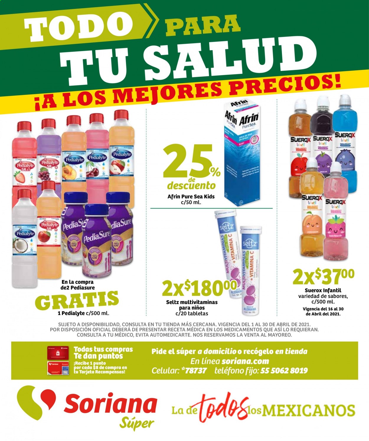 Catálogo Soriana Súper - 1.4.2021 - 30.4.2021. Página 1