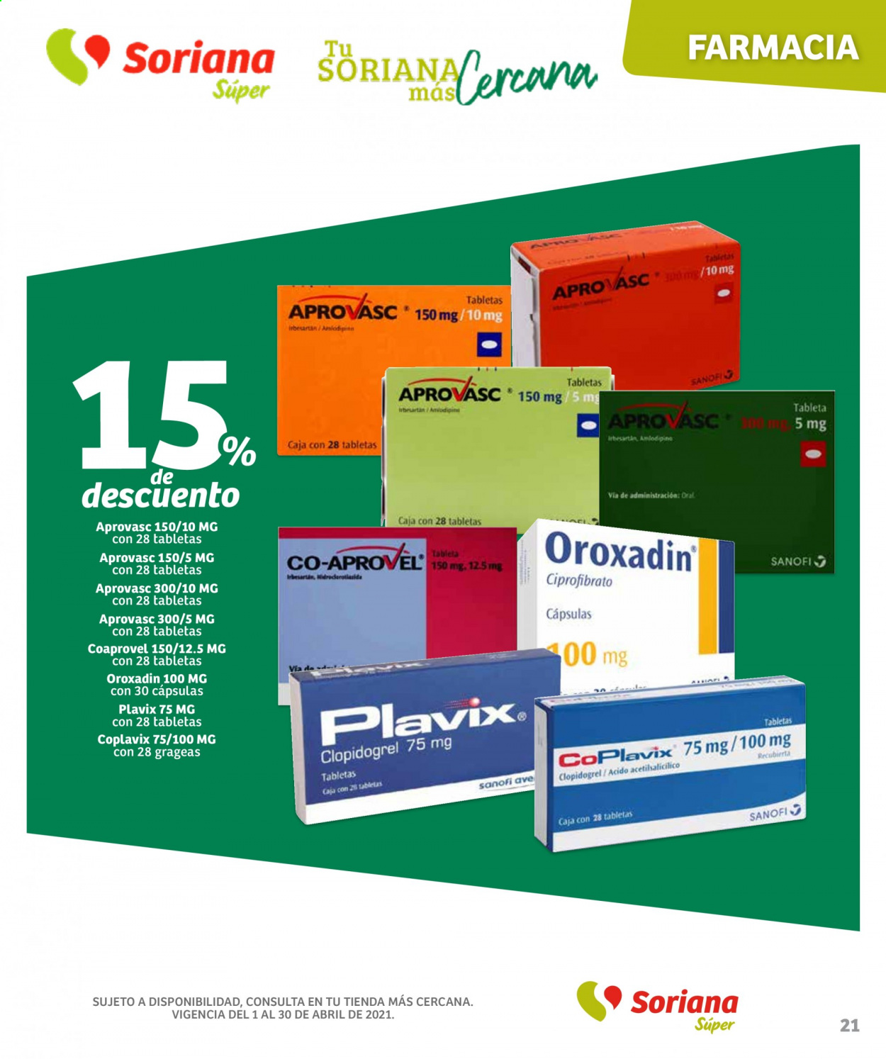 Catálogo Soriana Súper - 1.4.2021 - 30.4.2021. Página 21