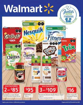 Folleto actual Walmart - 5.4.2021 - 19.4.2021.