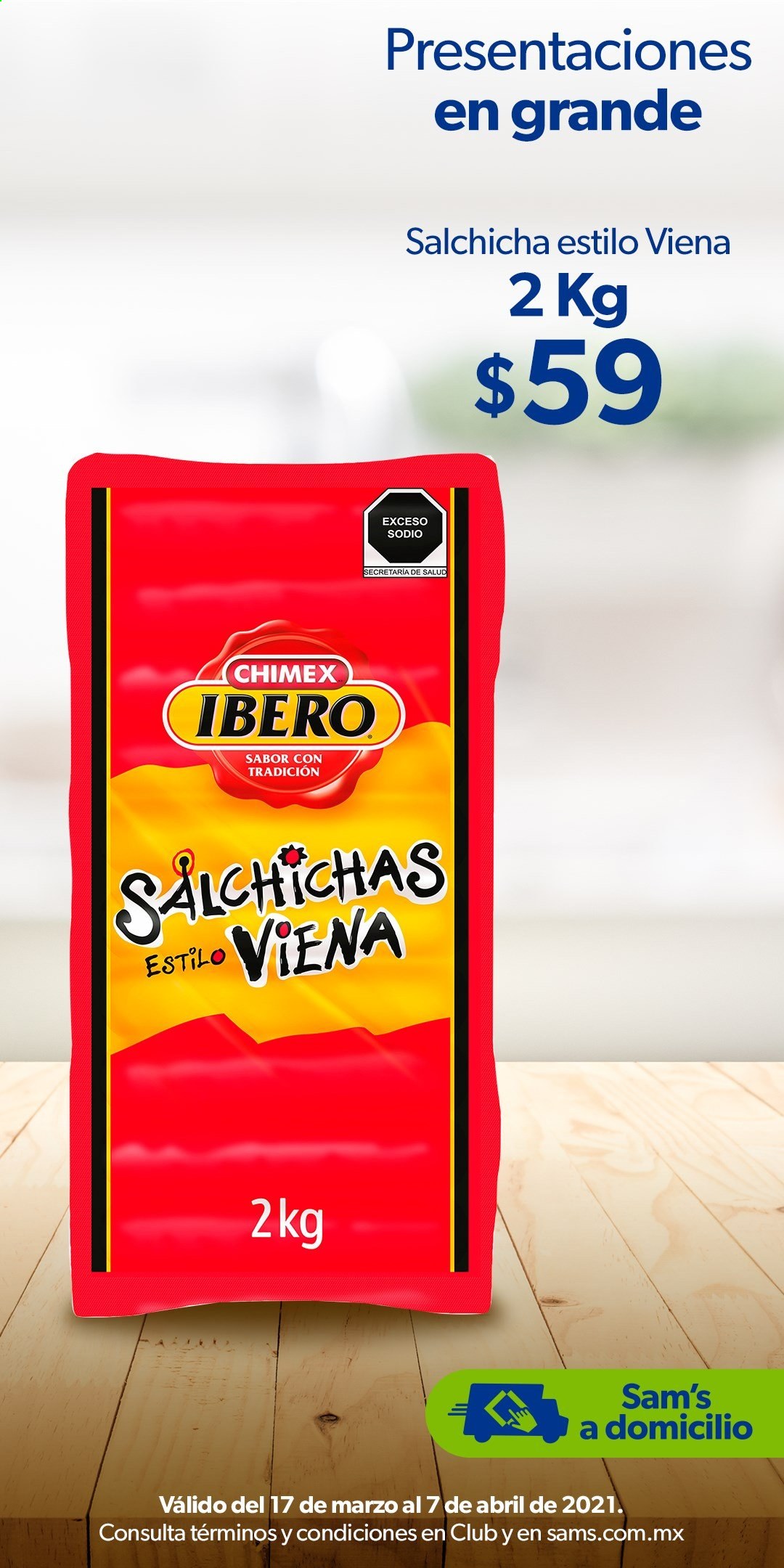 Catálogo Sam's Club - 17.3.2021 - 7.4.2021. Página 1