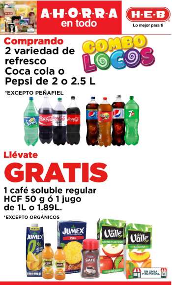 Folleto actual H-E-B - 13.4.2021 - 15.4.2021.