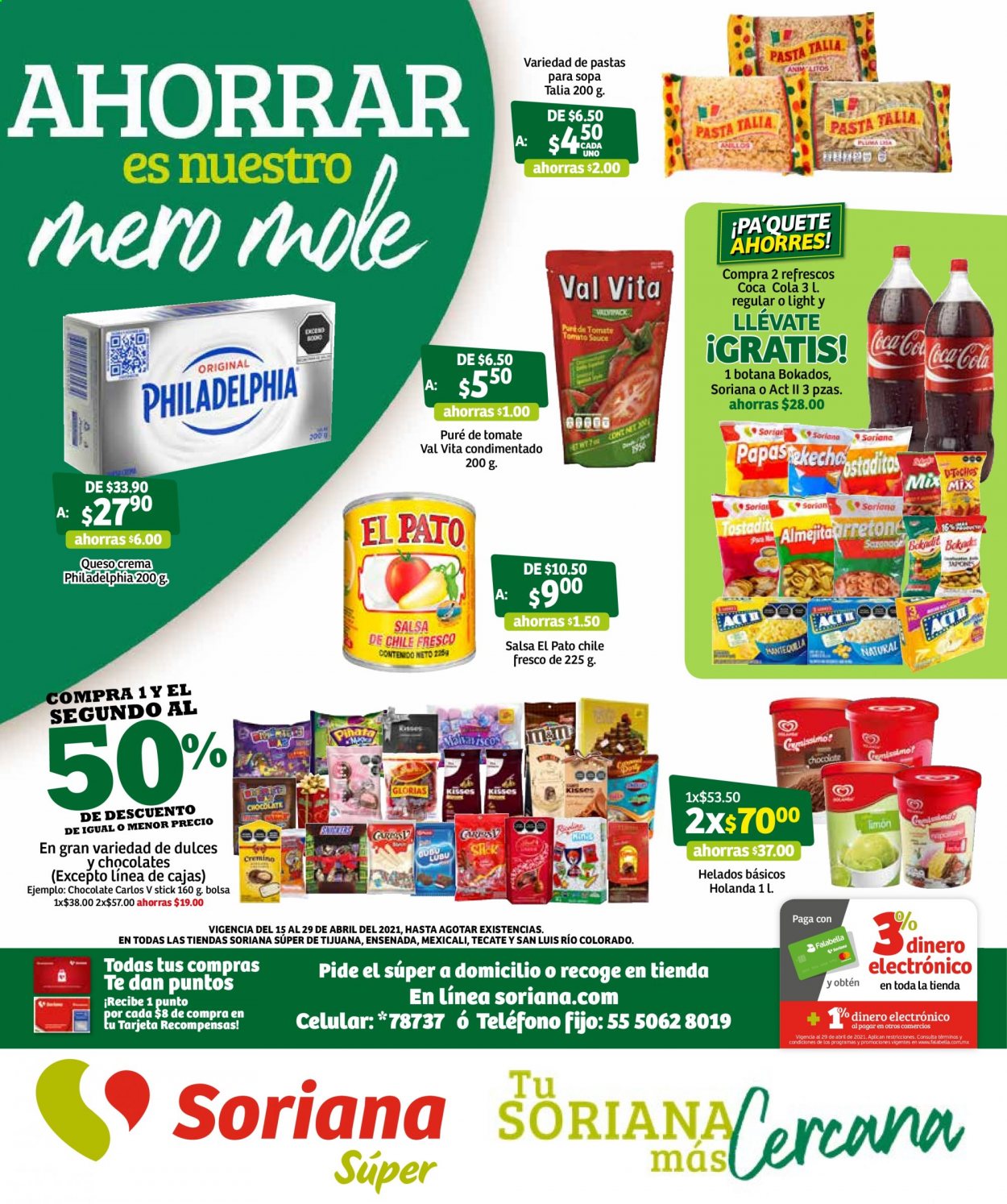 Catálogo Soriana Súper - 15.4.2021 - 29.4.2021. Página 1